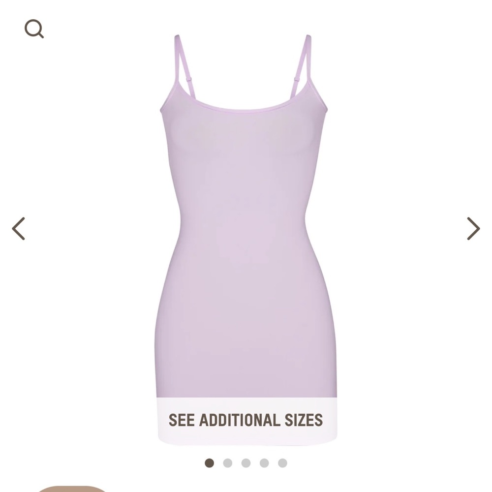 Skims Fits Everybody Slip Dress in Color Sugar Plum